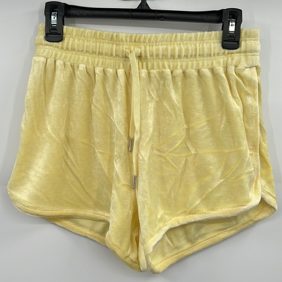 Generation Love Pants - 🆕Generation Love New York Lemon Yellow Soft Velour Britt Shorts Choose Love